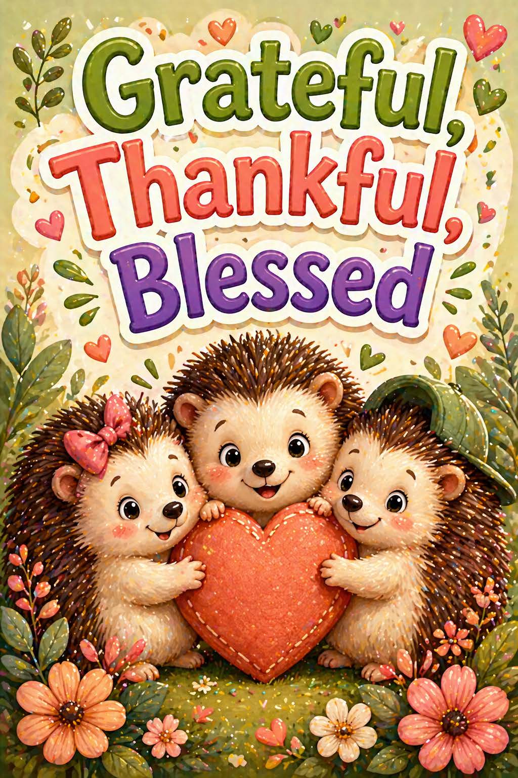 Grateful, Thankful, Blessed