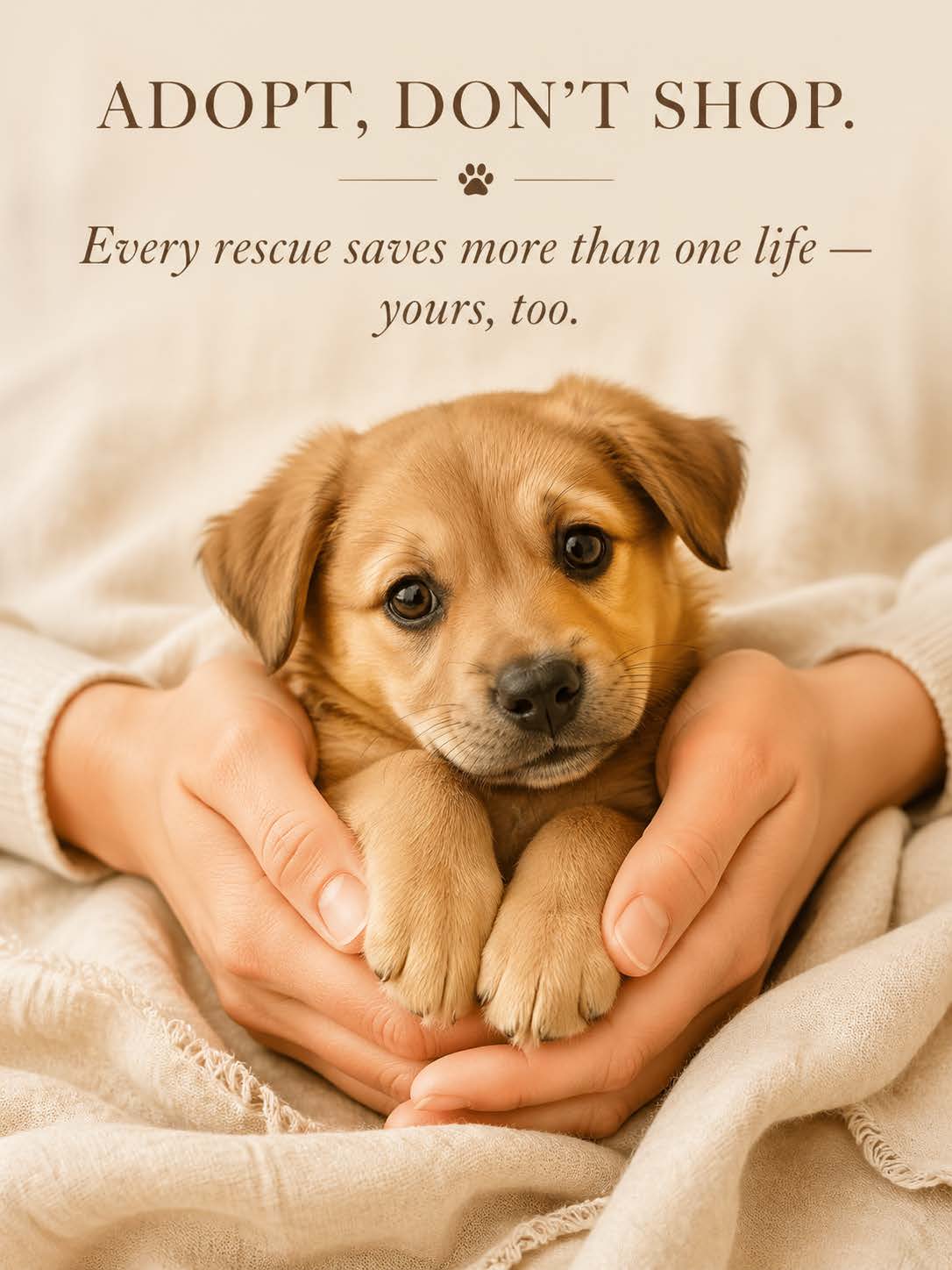 Adopt, Don’t Shop