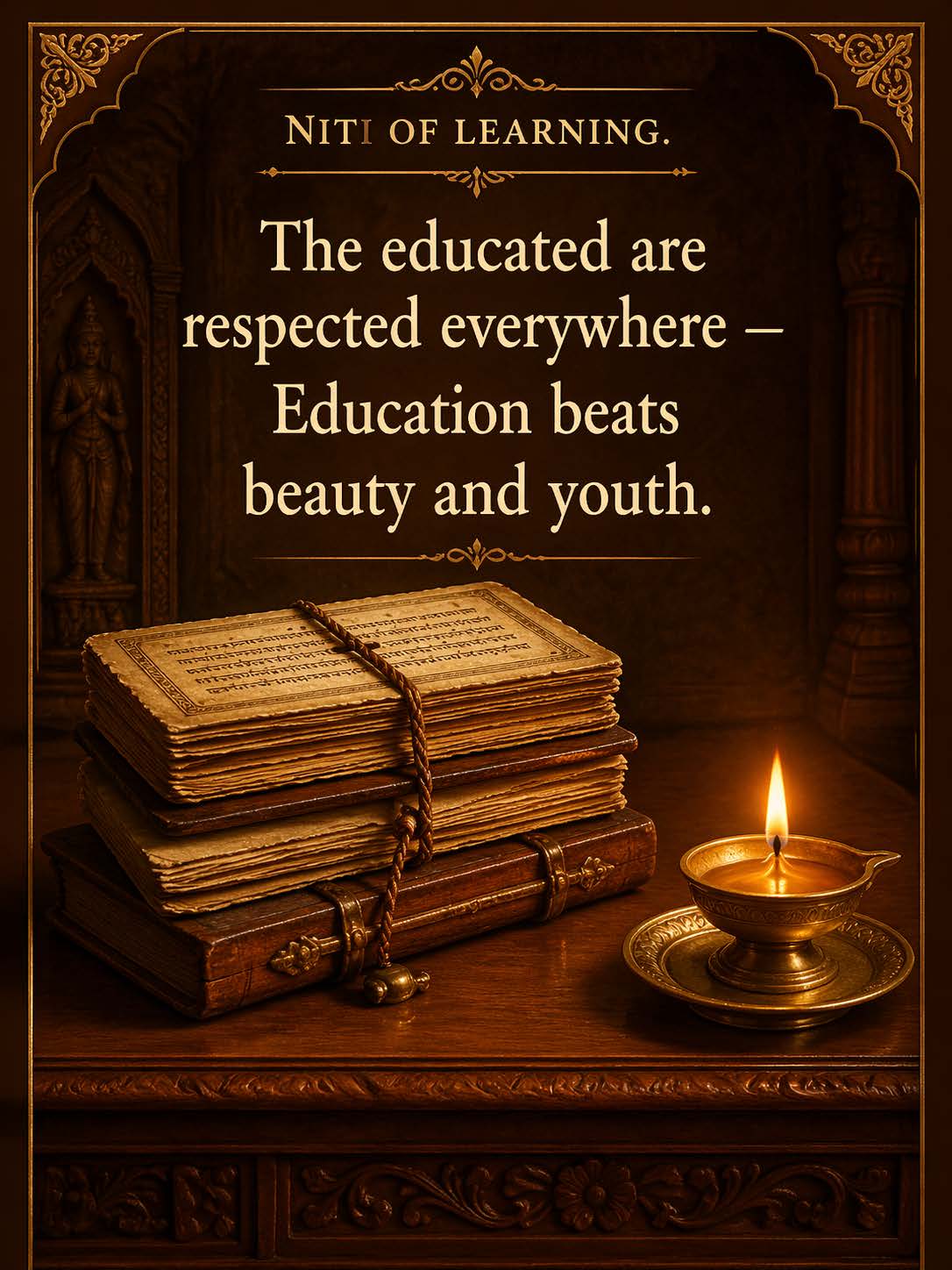 Niti of Learning Wisdom Poster