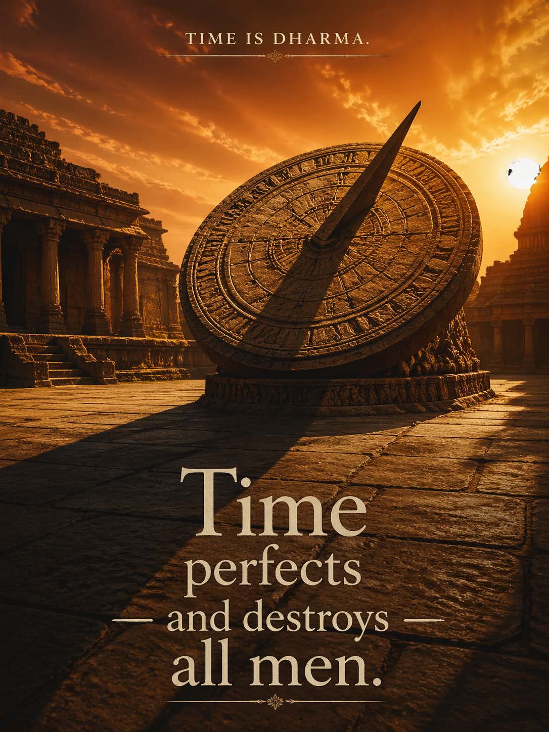 Power of Time Wisdom Poster