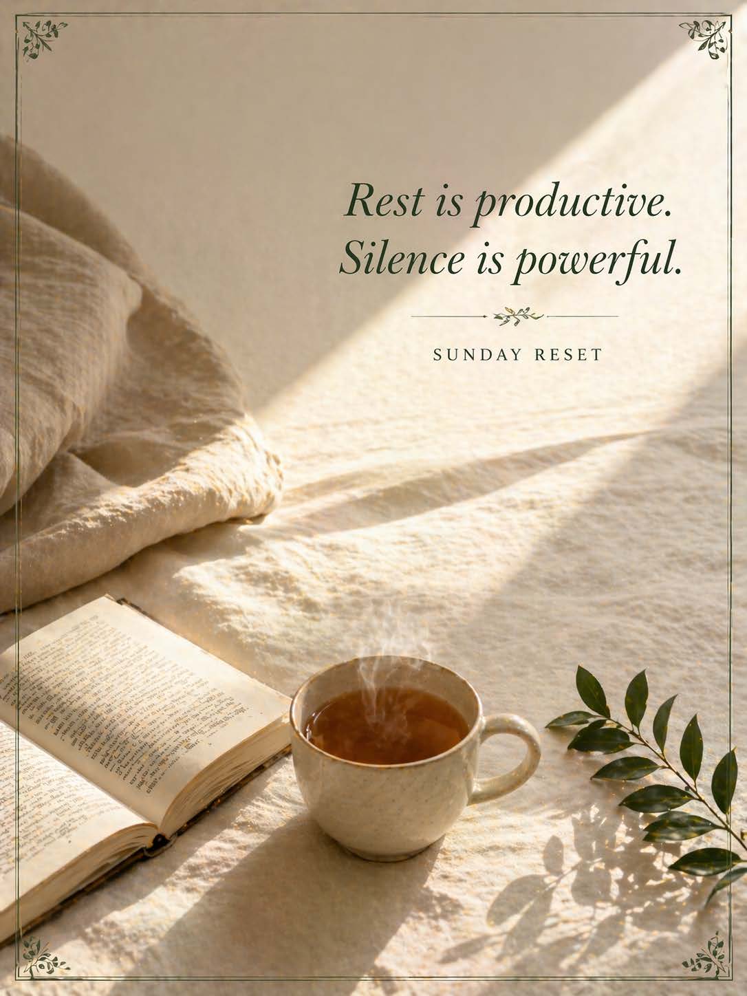 Rest is Productive